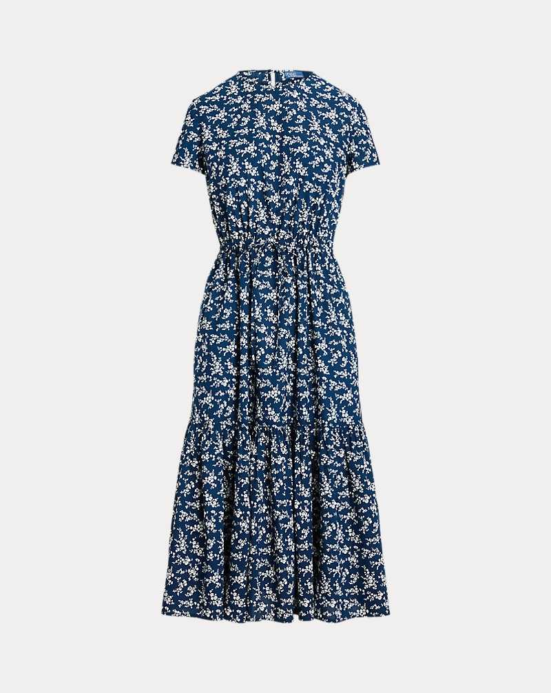 Vestido Ralph Lauren Floral Tiered Cotton Poplin Mujer 1683 Ditsy Daisy | VCHWELQ-02 - vista 2