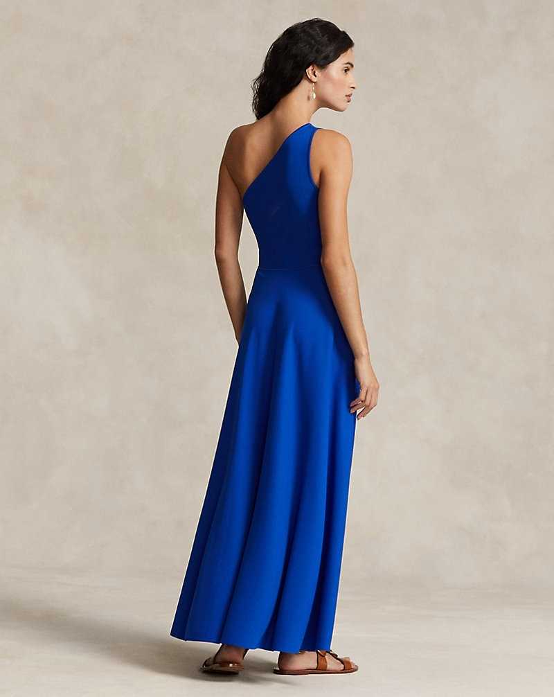 Vestido Ralph Lauren Hybrid One-Shoulder Cocktail Mujer Sapphire Star | LFBCXEV-57 - vista 4