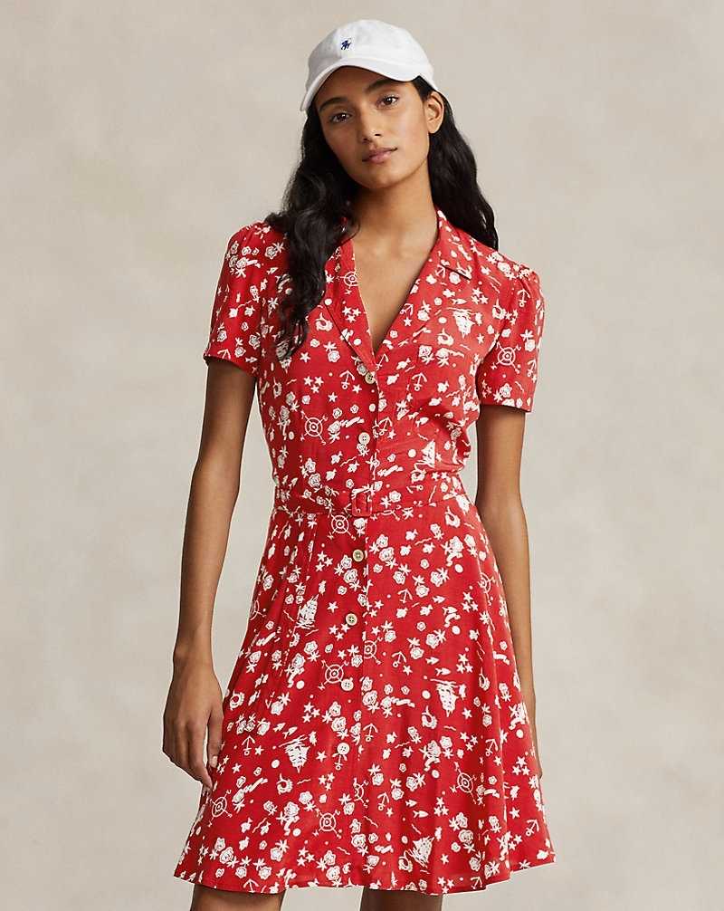 Vestido Ralph Lauren Nautical-Motif Minidress Mujer Nautical Conversation | WJGEACX-83 - vista 3