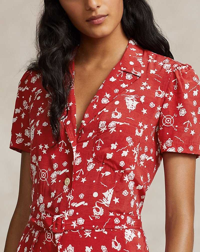 Vestido Ralph Lauren Nautical-Motif Minidress Mujer Nautical Conversation | WJGEACX-83 - vista 5