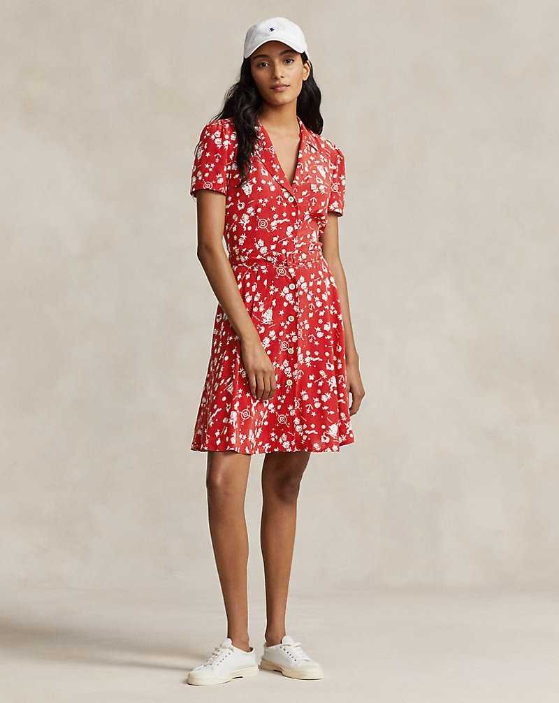 Vestido Ralph Lauren Nautical-Motif Minidress Mujer Nautical Conversation | WJGEACX-83 - vista 1