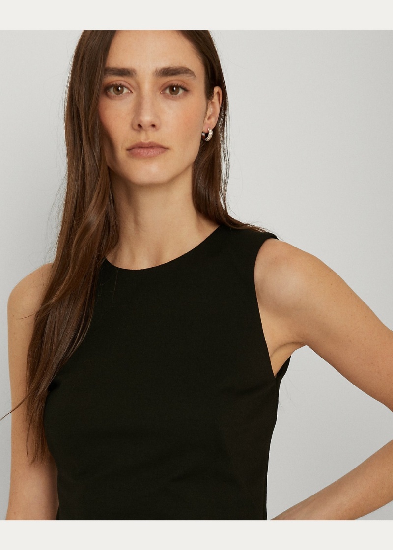 Vestido Ponte Sheath Mujer Negros | NVSQ45720 - vista 3