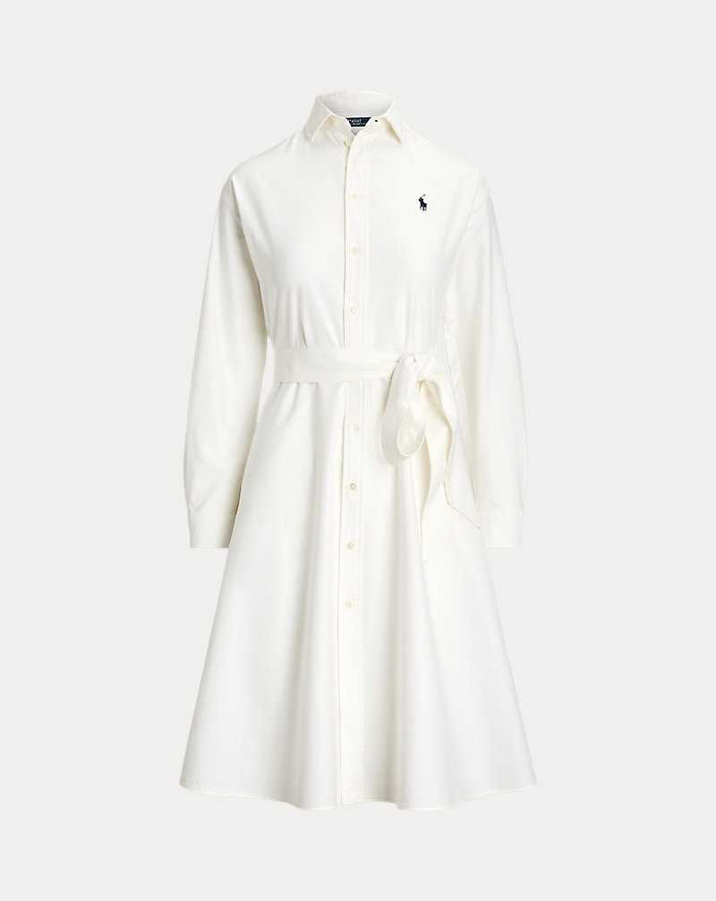 Vestido Ralph Lauren Wimbledon Cotton Oxforddress Mujer Blancos | ZXRVCQB-36 - vista 2