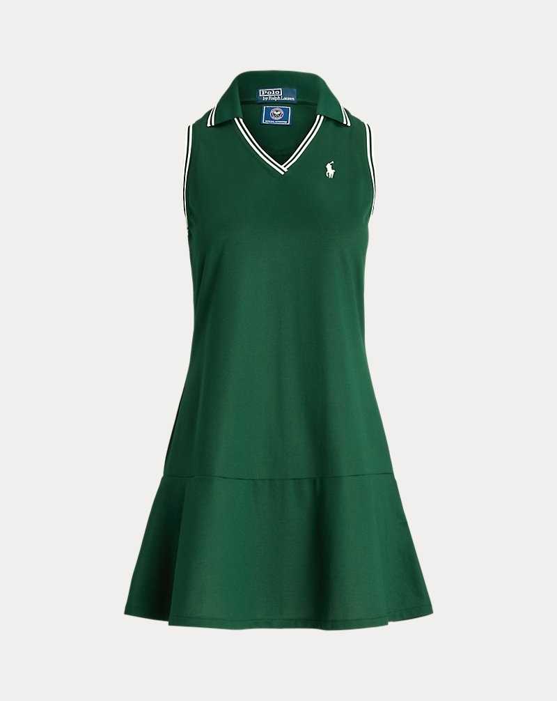 Vestido Ralph Lauren Wimbledon Performance Mujer Moss Agate | FLZREOY-25 - vista 2