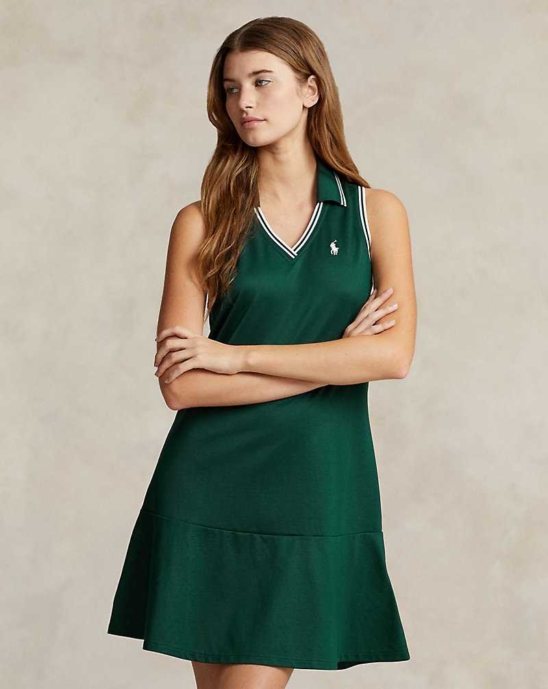 Vestido Ralph Lauren Wimbledon Performance Mujer Moss Agate | FLZREOY-25 - vista 3
