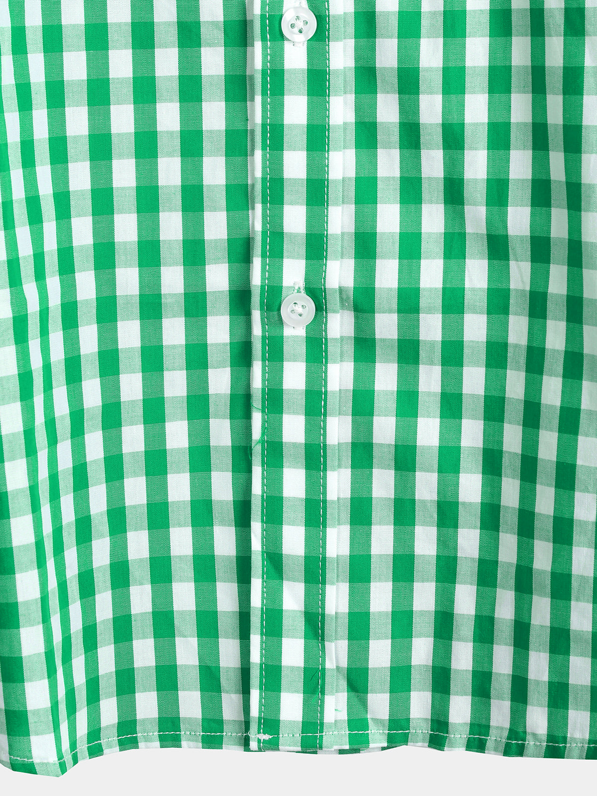 Casual de color sólido a cuadros de algodón Pockecamiseta para hombre