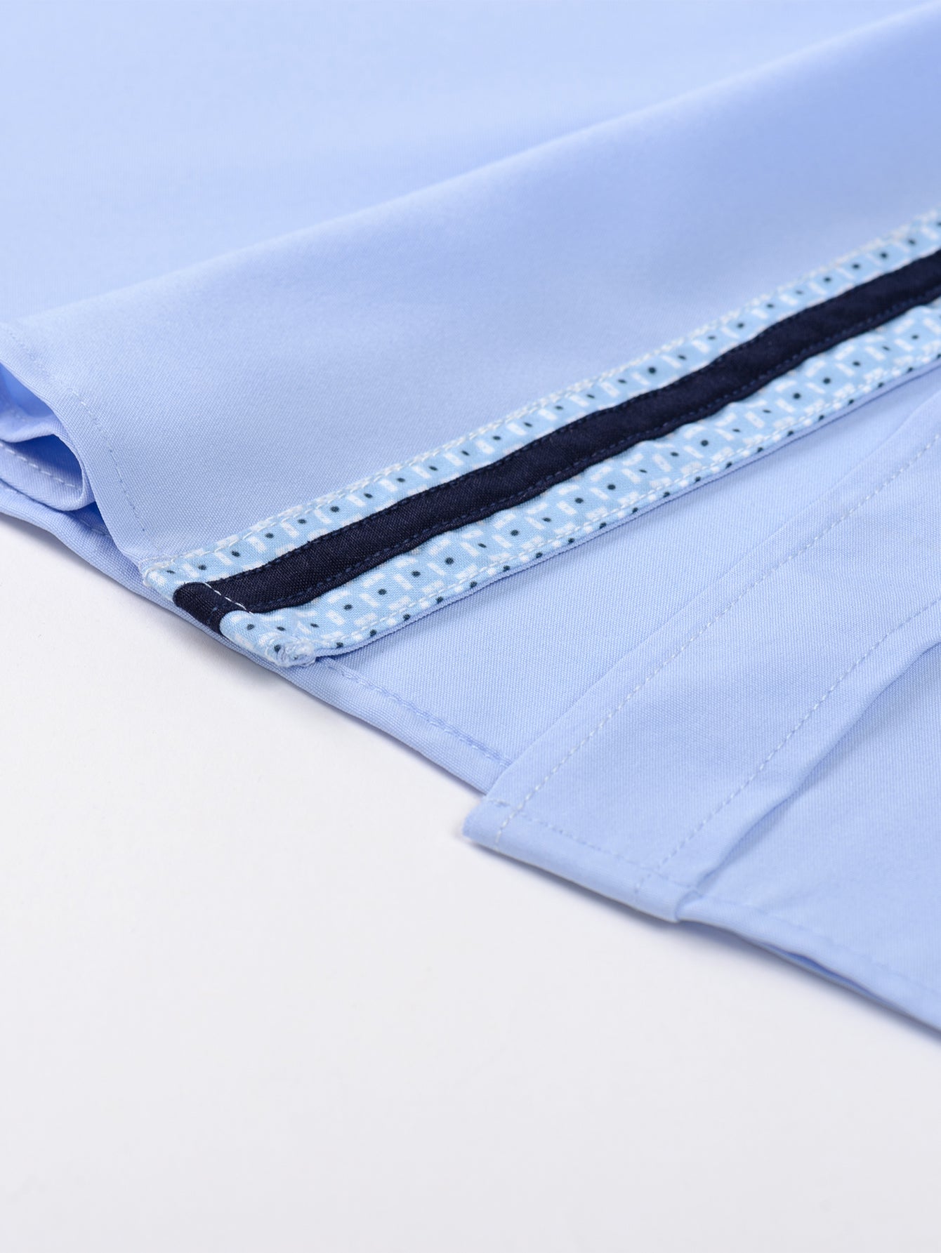 Camisa de vestir de manga larga Contrast Button Up