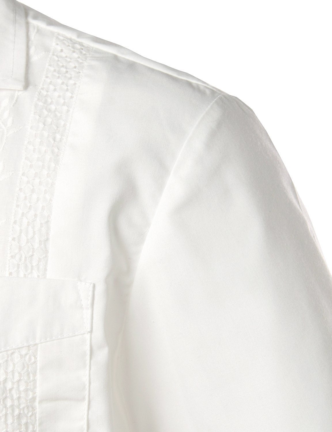 Camisa de color sólido de algodón de manga corta para hombre