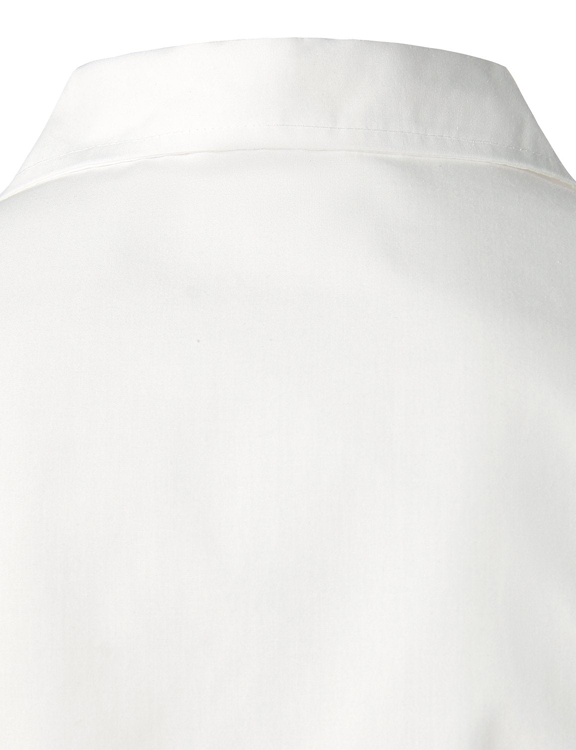 Camisa de color sólido de algodón de manga corta para hombre