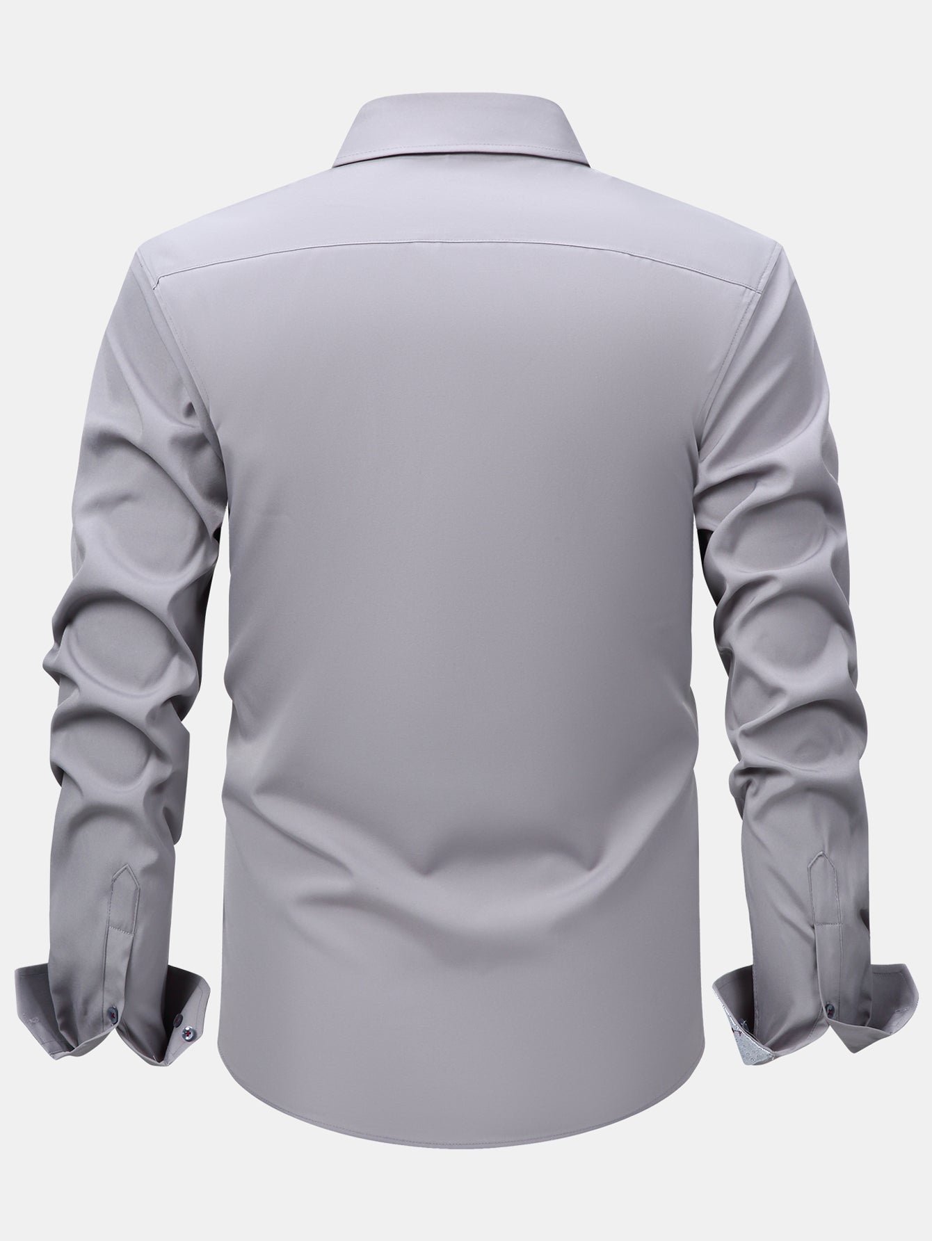 Camisa de vestir de manga larga Contrast Button Up