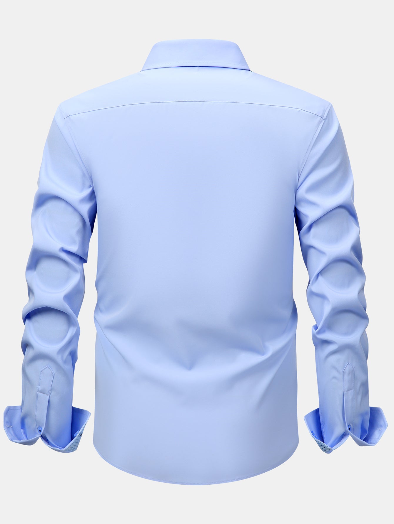 Camisa de vestir de manga larga Contrast Button Up