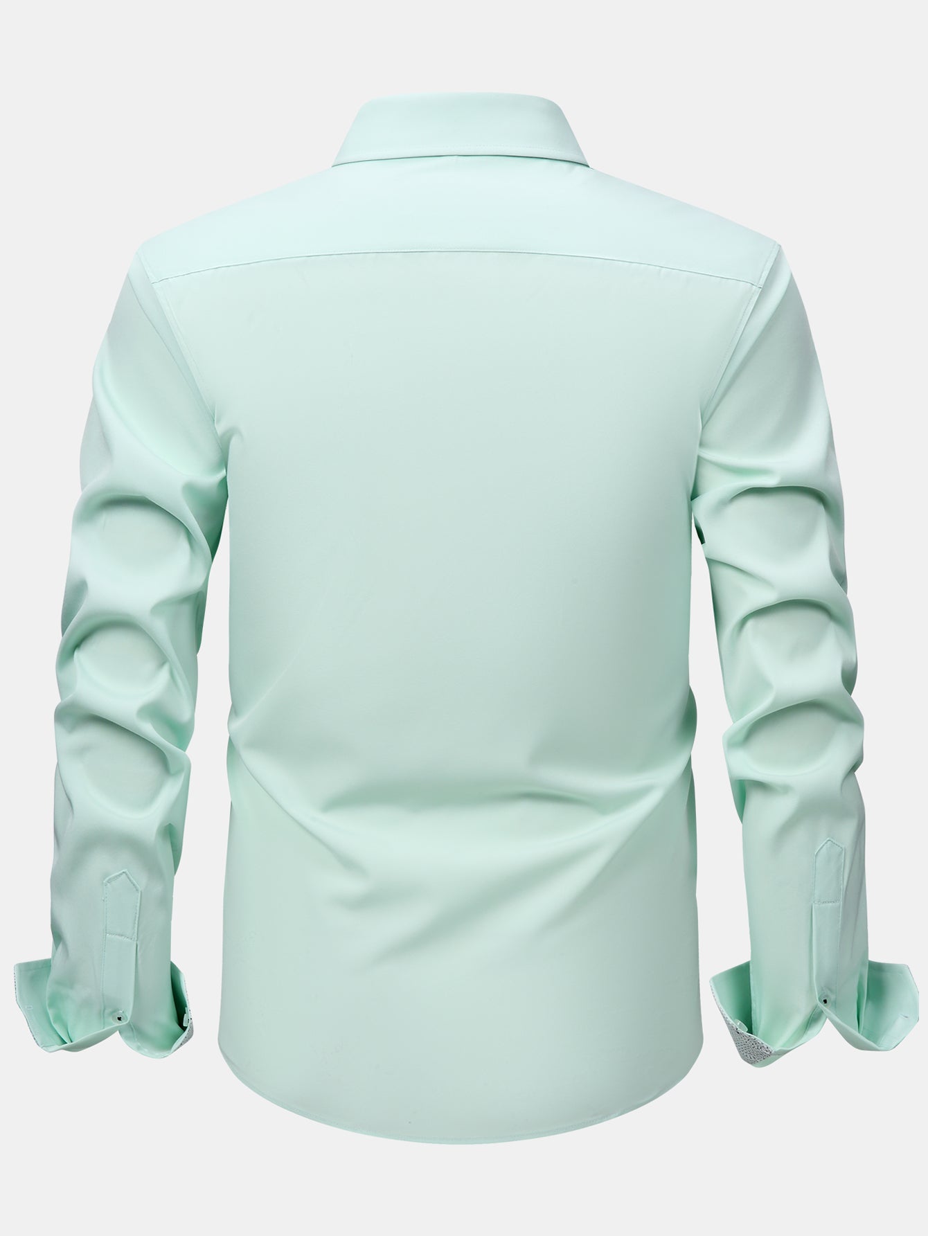 Camisa de vestir de manga larga Contrast Button Up