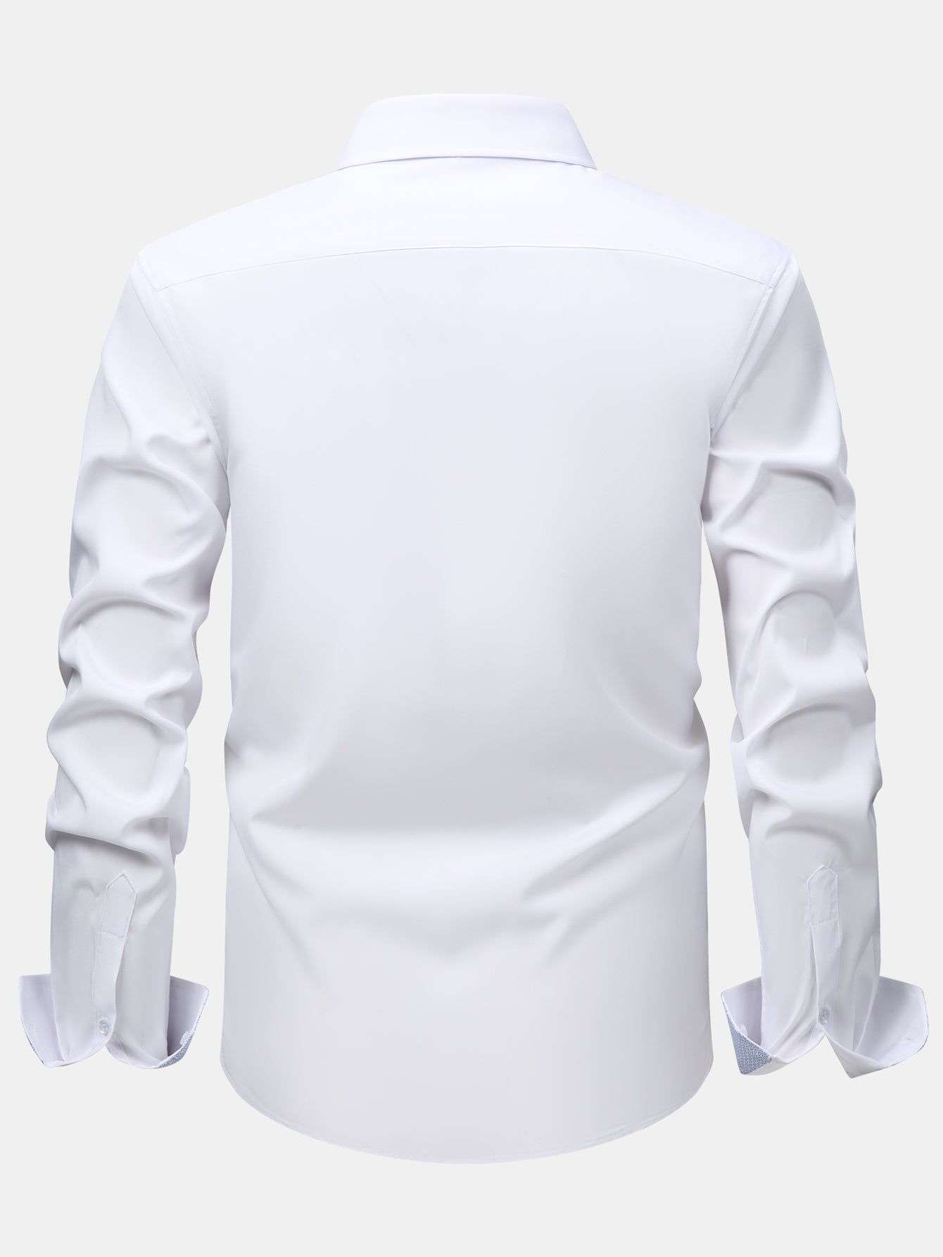 Camisa de vestir de manga larga Contrast Button Up