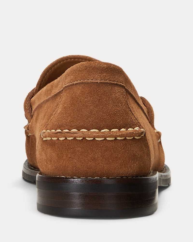 Zapatos Casual Ralph Lauren Alston Suede Penny Loafer Hombre Teak | DIGHBCM-07 - vista 3