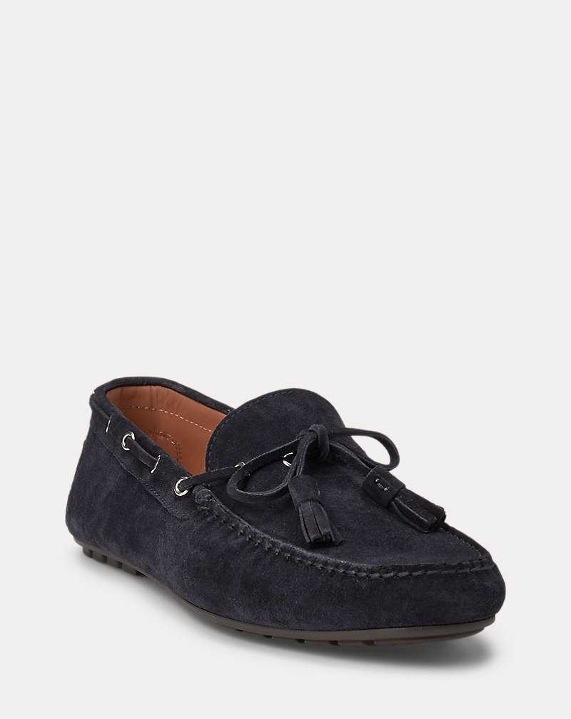 Zapatos Casual Ralph Lauren Harold Suede Tassel Driver Hombre Azul Marino | AXOPYCM-09 - vista 2
