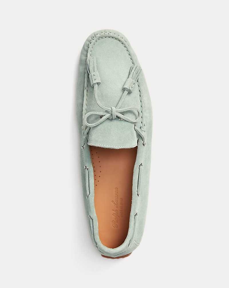 Zapatos Casual Ralph Lauren Harold Suede Tassel Driver Hombre Sage | OLMRXZY-86 - vista 4