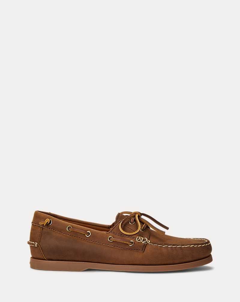 Zapatos Casual Ralph Lauren Merton Leather Boat Shoe Hombre Azules | HVXWKLC-06 - vista 1