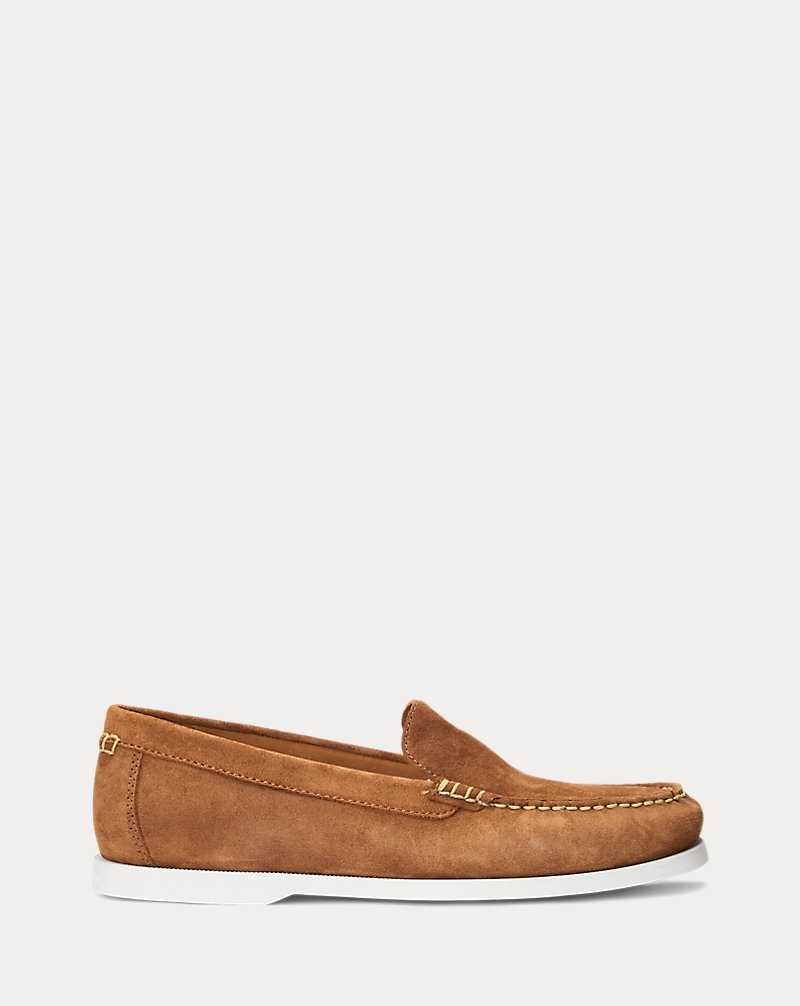 Zapatos Casual Ralph Lauren Merton Suede Venetian Loafer Hombre Teak | JYMDHNB-46 - vista 1