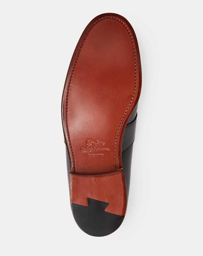 Zapatos Formales Ralph Lauren Braygan Calfskin Penny Loafer Hombre Negros | RLTJKAQ-02 - vista 4