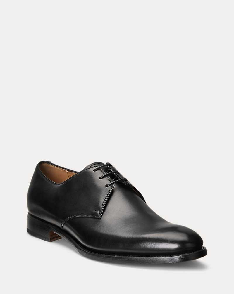 Zapatos Formales Ralph Lauren Dalvin Calfskin Oxford Hombre Negros | LJDFXAG-18 - vista 2