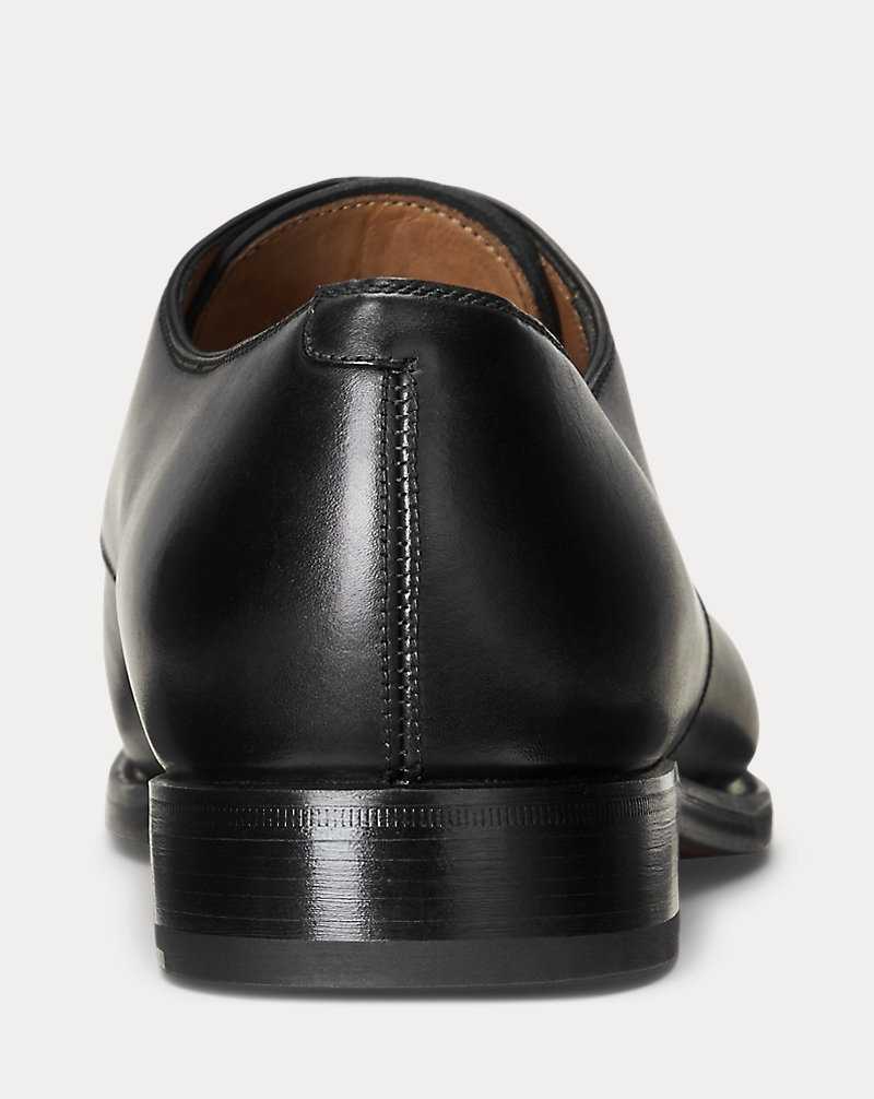 Zapatos Formales Ralph Lauren Dalvin Calfskin Oxford Hombre Negros | LJDFXAG-18 - vista 3
