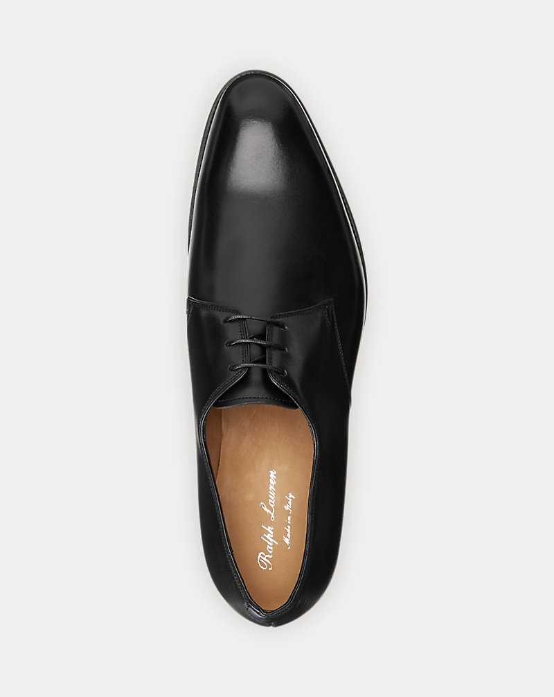 Zapatos Formales Ralph Lauren Dalvin Calfskin Oxford Hombre Negros | LJDFXAG-18 - vista 4