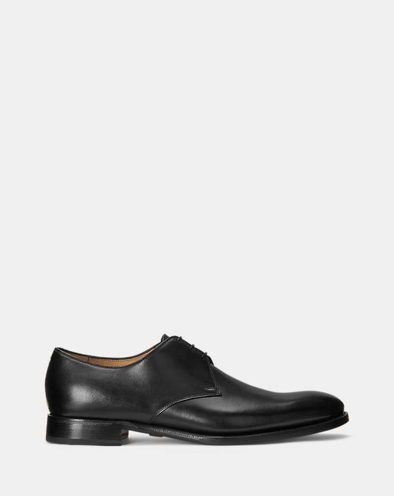 Zapatos Formales Ralph Lauren Dalvin Calfskin Oxford Hombre Negros | LJDFXAG-18 - vista 1
