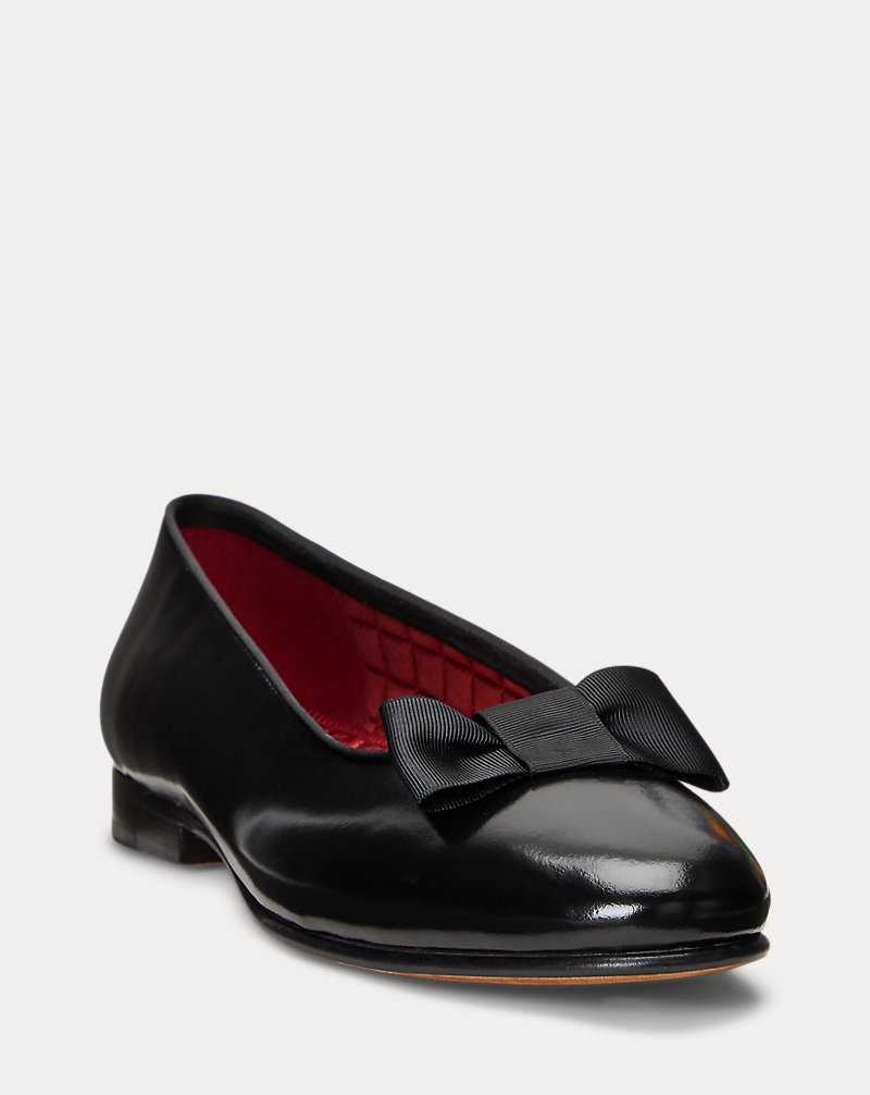 Zapatos Formales Ralph Lauren Paxton Leather Slipper Hombre Negros | SIKOTCQ-80 - vista 2