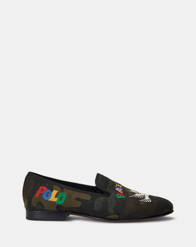 Zapatos Formales Ralph Lauren Paxton Peace Love Camo Slipper Hombre Camuflados | AVHLWKZ-28 - vista 1