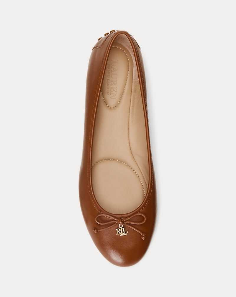 Zapatos Planos Ralph Lauren Jayna Nappa Leather Driver Mujer Azules | PFNAESG-01 - vista 4