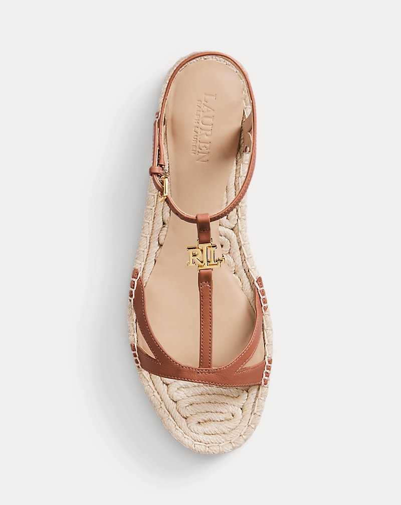 Zapatos Planos Ralph Lauren Payton Burnished Leather Mujer Azules | ISMPDZX-84 - vista 4