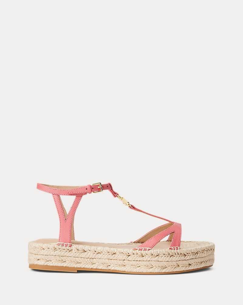Zapatos Planos Ralph Lauren Payton Nappa Leather Mujer Adirondack Berry | QKIVXZP-13 - vista 1