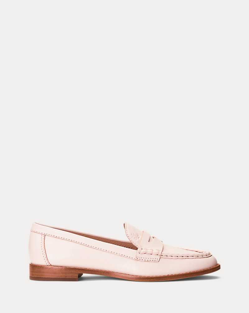 Zapatos Planos Ralph Lauren Wynnie Nappa Leather Loafer Mujer Rosas | WGQSNKO-41 - vista 1