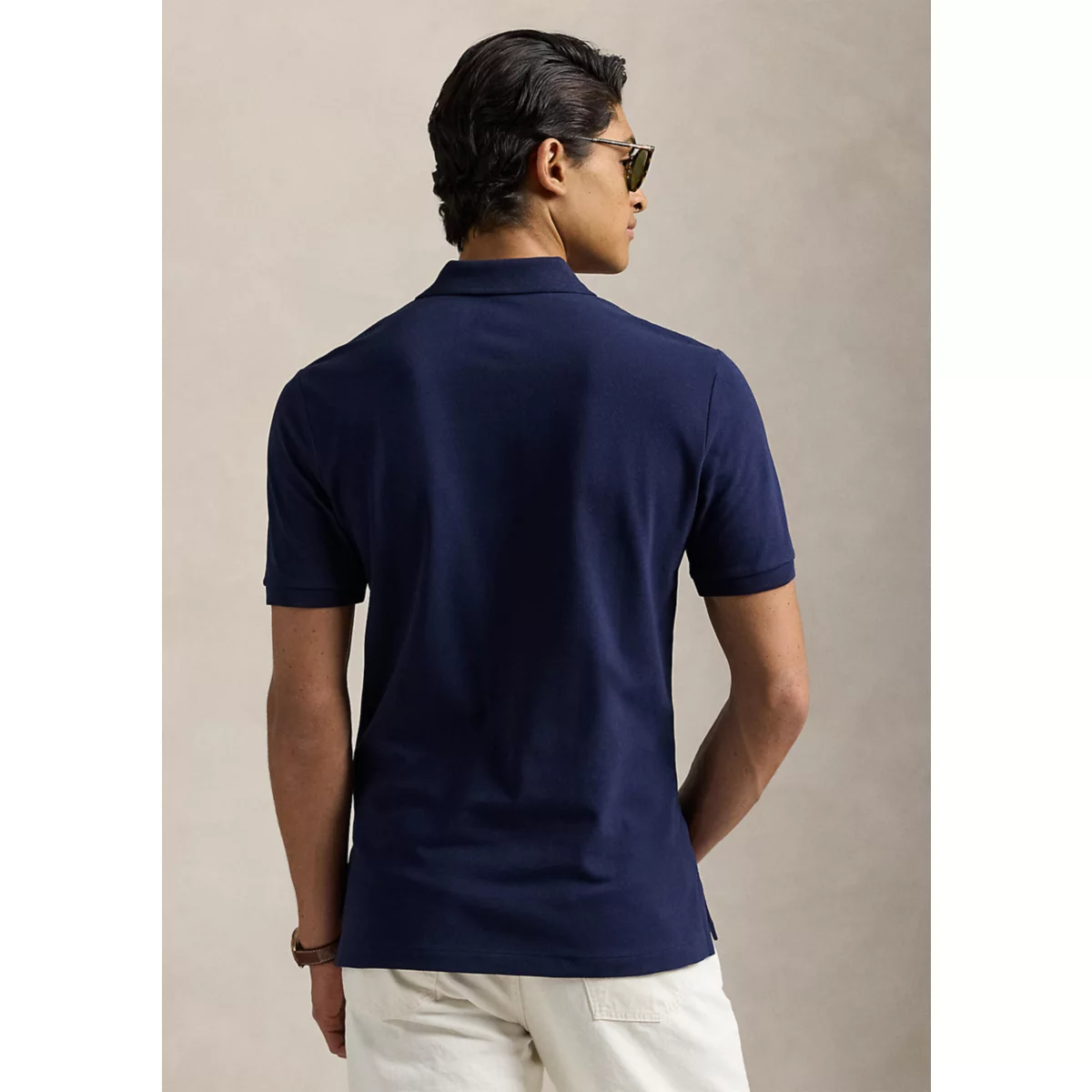 Classic Fit Stretch Mesh Polo Shirt - 2