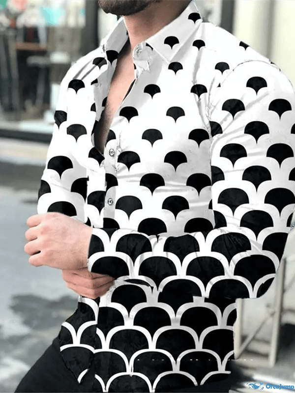 Camisa de lujo ejecutivo de manga larga para hombre