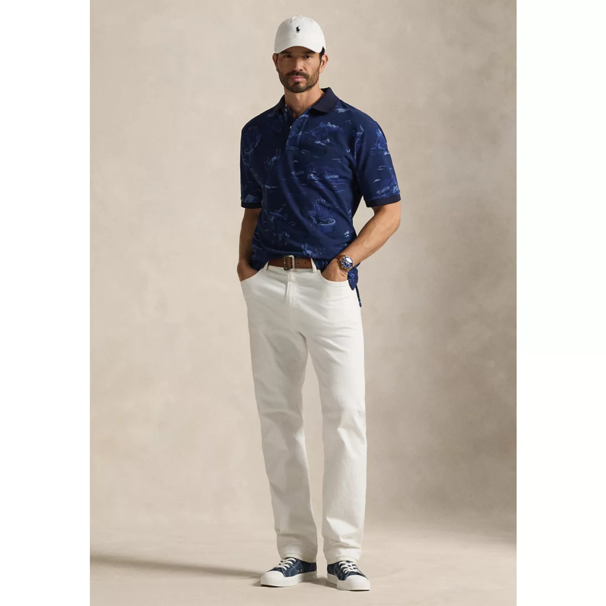 Big & Tall Polo Bear Mesh Polo Shirt - 4