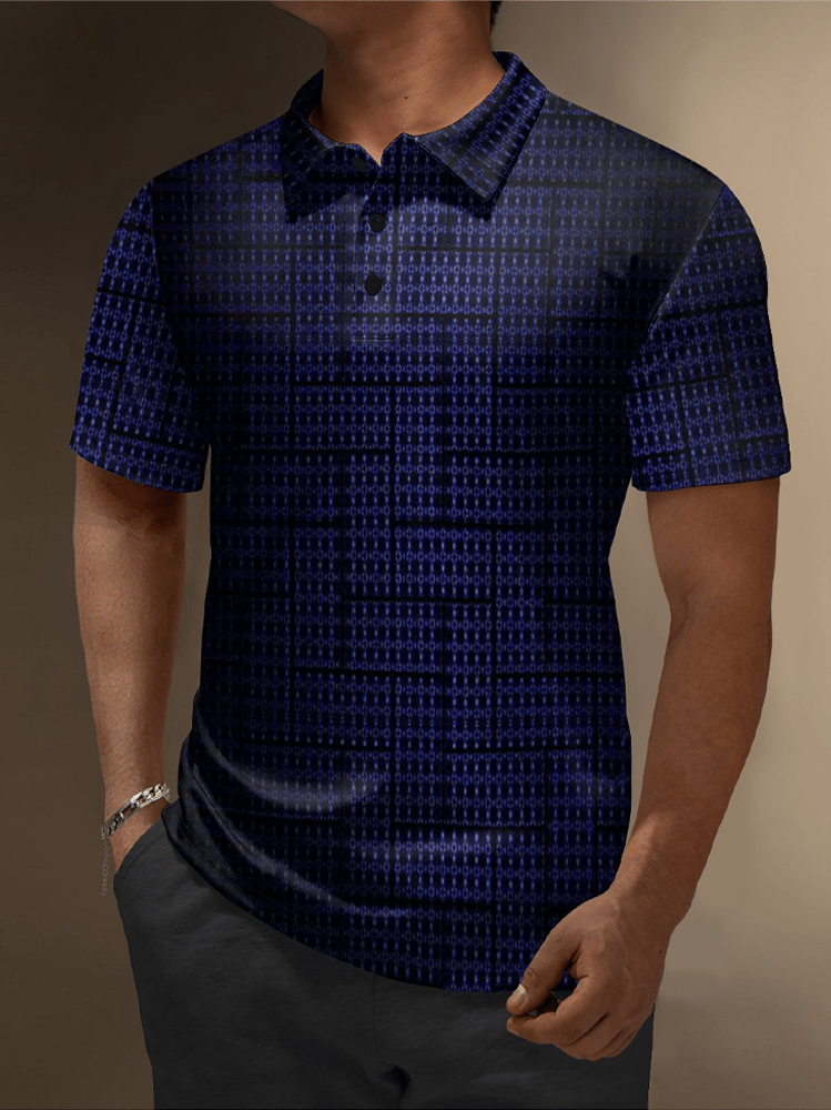 Moisture Wicking Chest bolsillo casual Polo