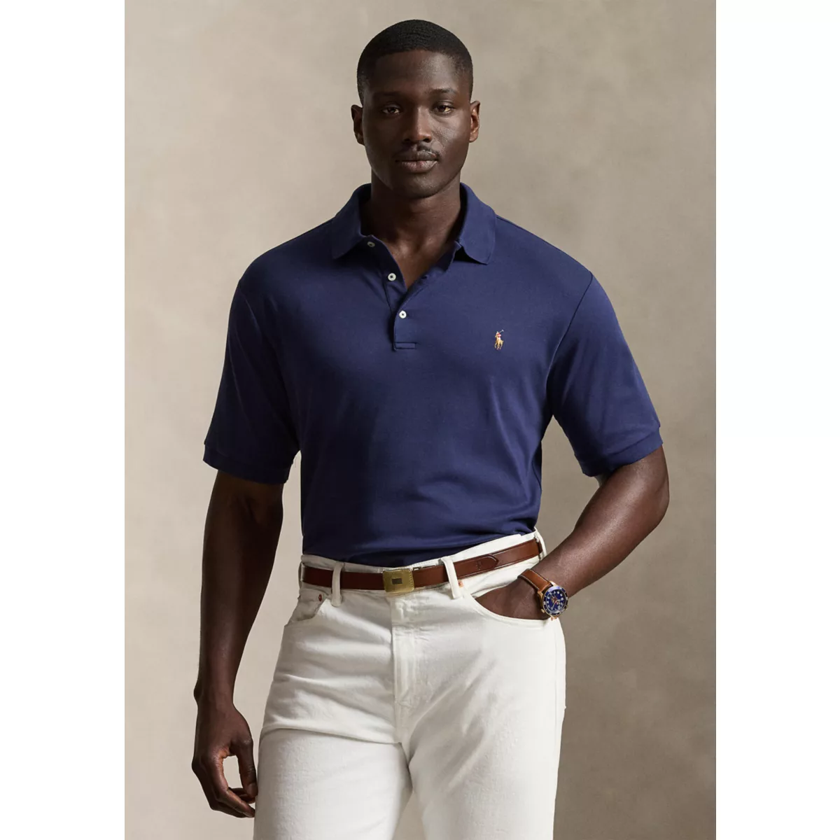 Big & Tall Classic Fit Soft Cotton Polo Shirt - 2