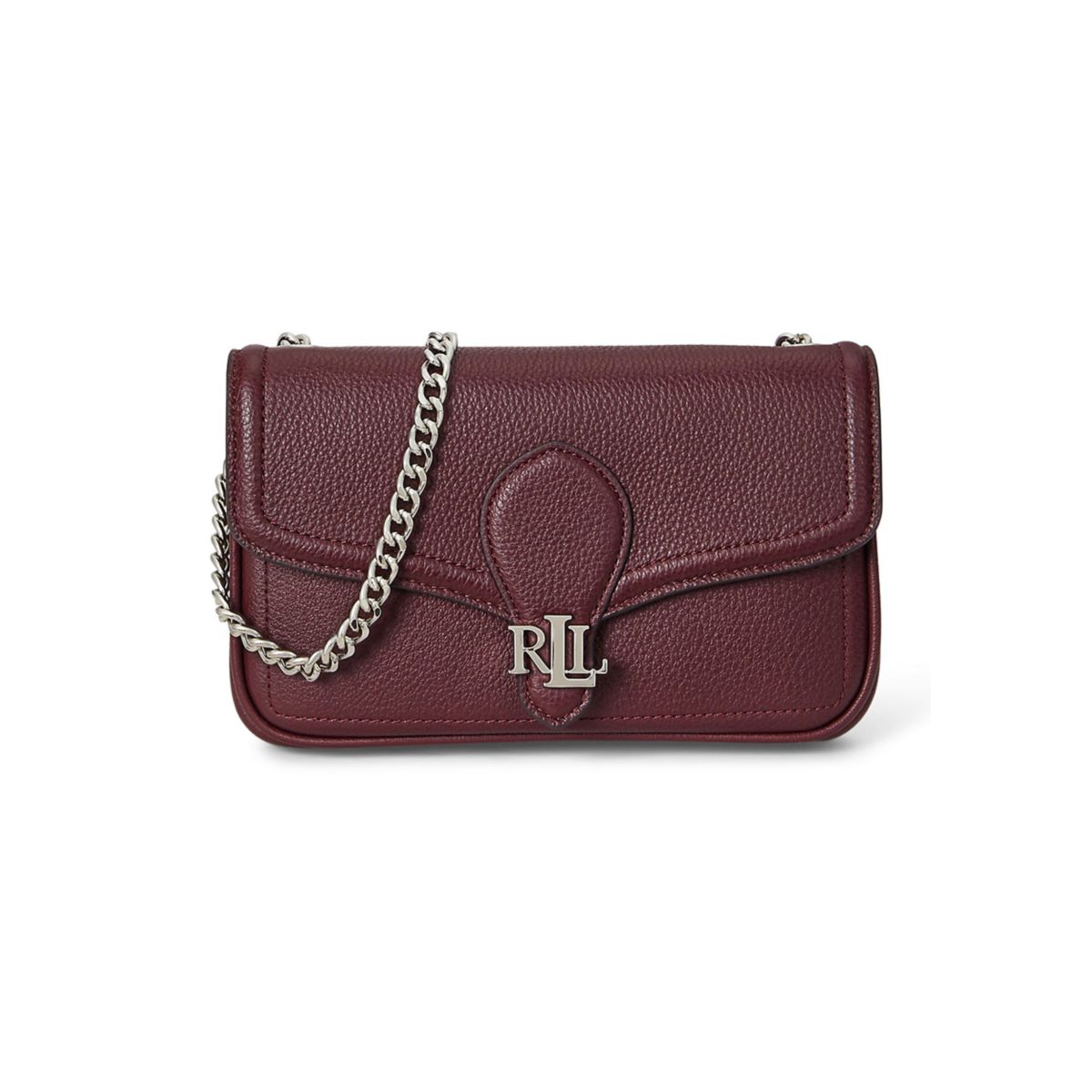Pebbled Leather Bradley Crossbody Wallet - 2