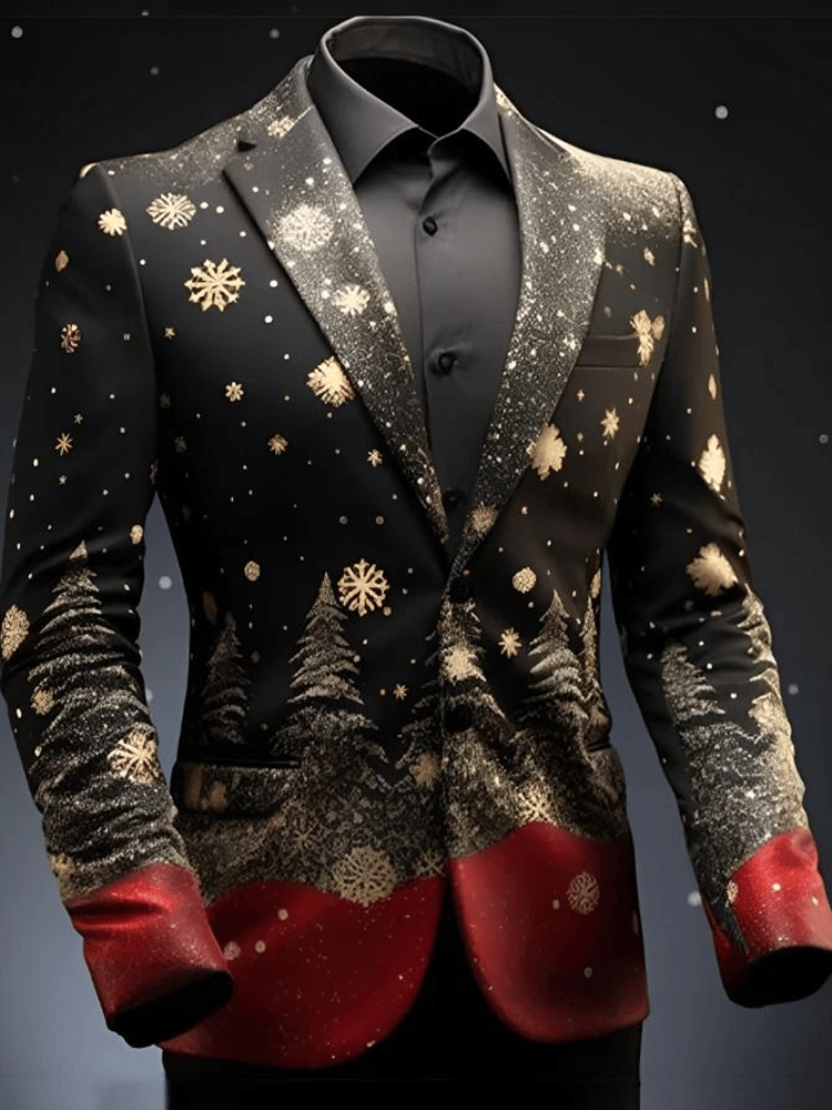 Saco de lujo Christmas Festive para hombre