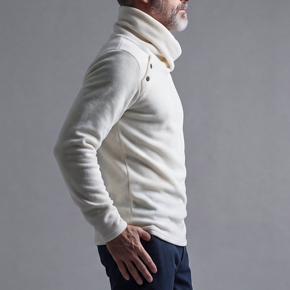 Crew-Neck de manga larga Sweater para hombre
