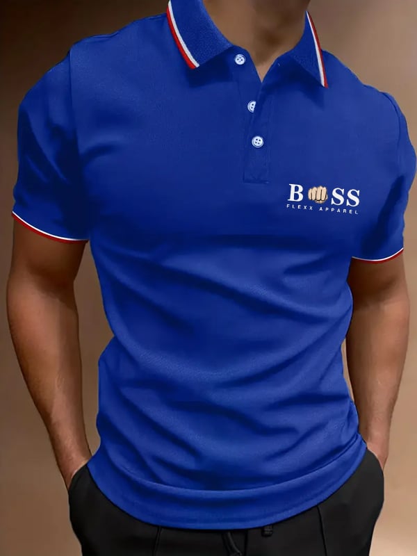 Casual cierre Polo para hombre