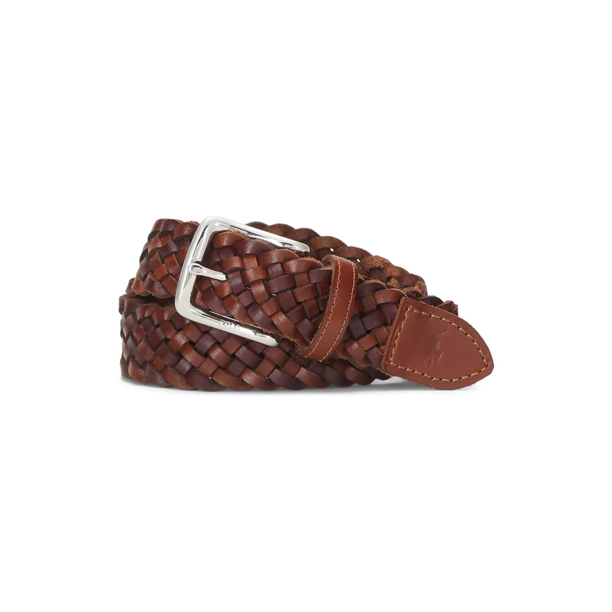 Braided Leather Belt - 1