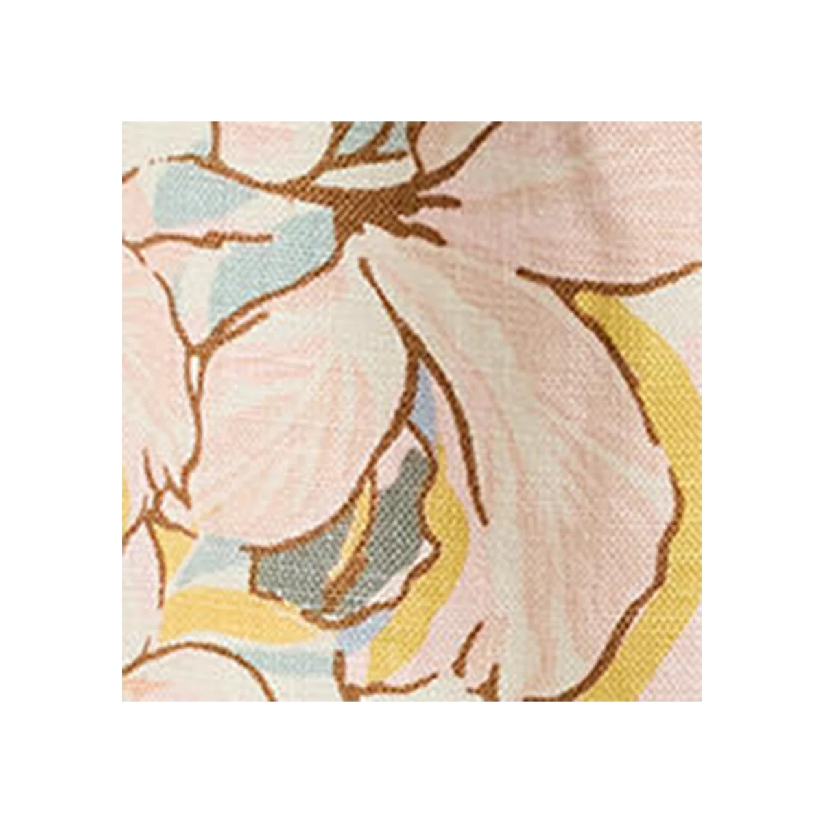 Floral Pleated Linen Shorts - 5