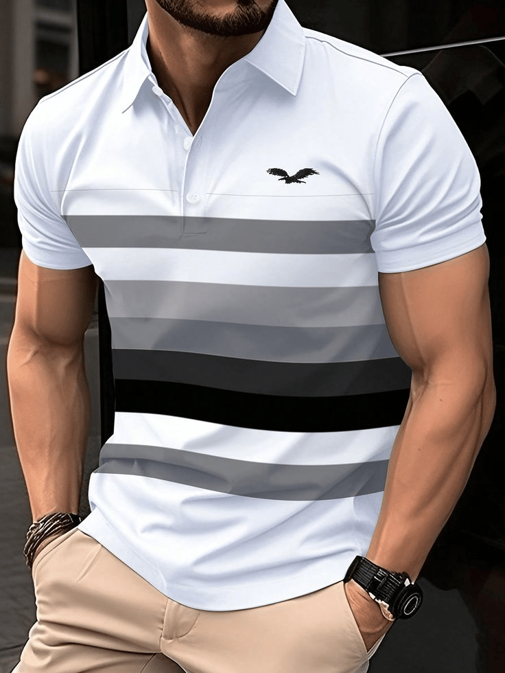 Camisa casual ejecutivo de moda polos para hombre