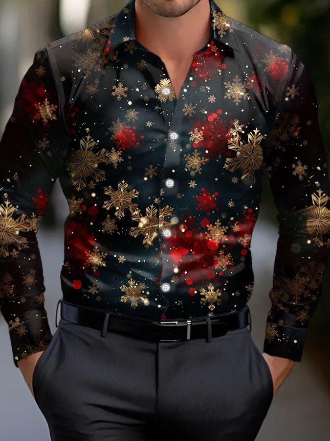 Ejecutivo Christmas camisas para hombre