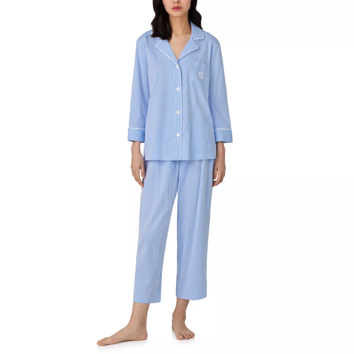 Knit Capri Pajama Set - 8