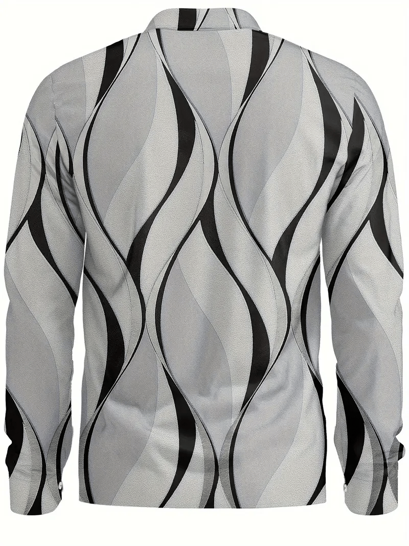 Camisa a cuadros ejecutivo de manga larga para hombre