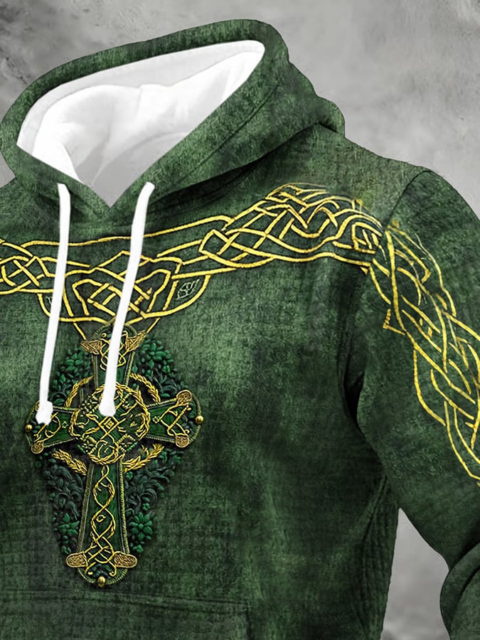Sudadera casual estampado Hooded para hombre