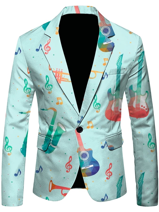 Saco Versatile With Carnival Design para hombre
